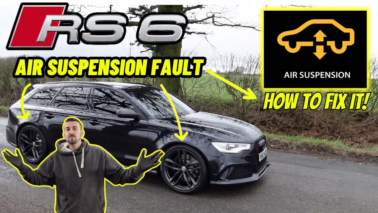 Audi RS6 Avant C7 | Неисправность пневмоподвески, поиск и устранение