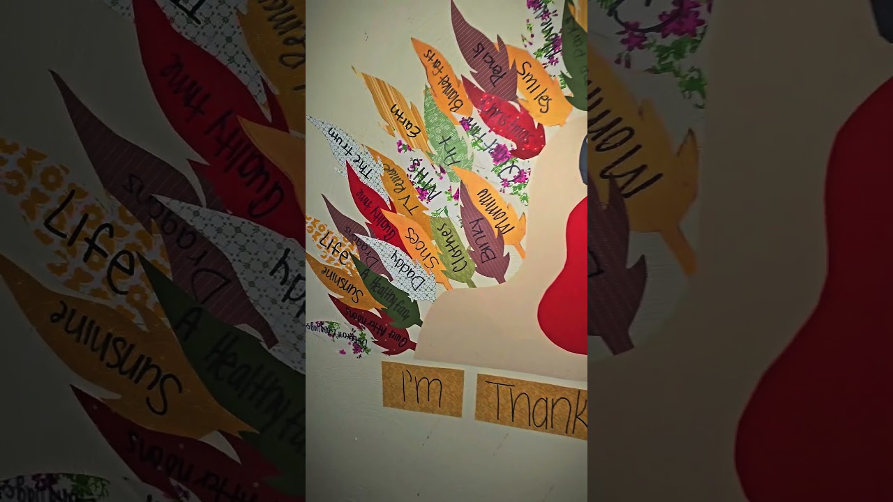 Thanksgiving Project, one feather for wach person I talk to in person a day.#2024 #thankfulfor #life