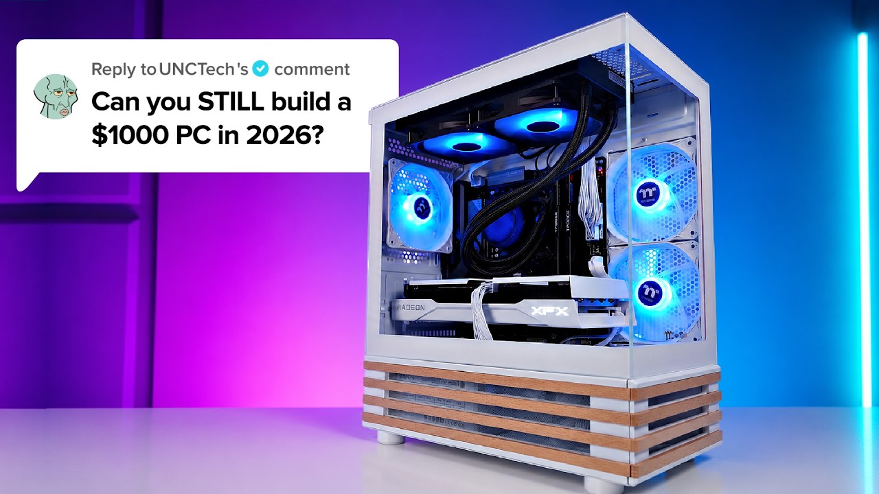 Собираем ЛУЧШИЙ игровой ПК за $1000 в 2026 году! (ШОКИРУЮЩАЯ производительность)