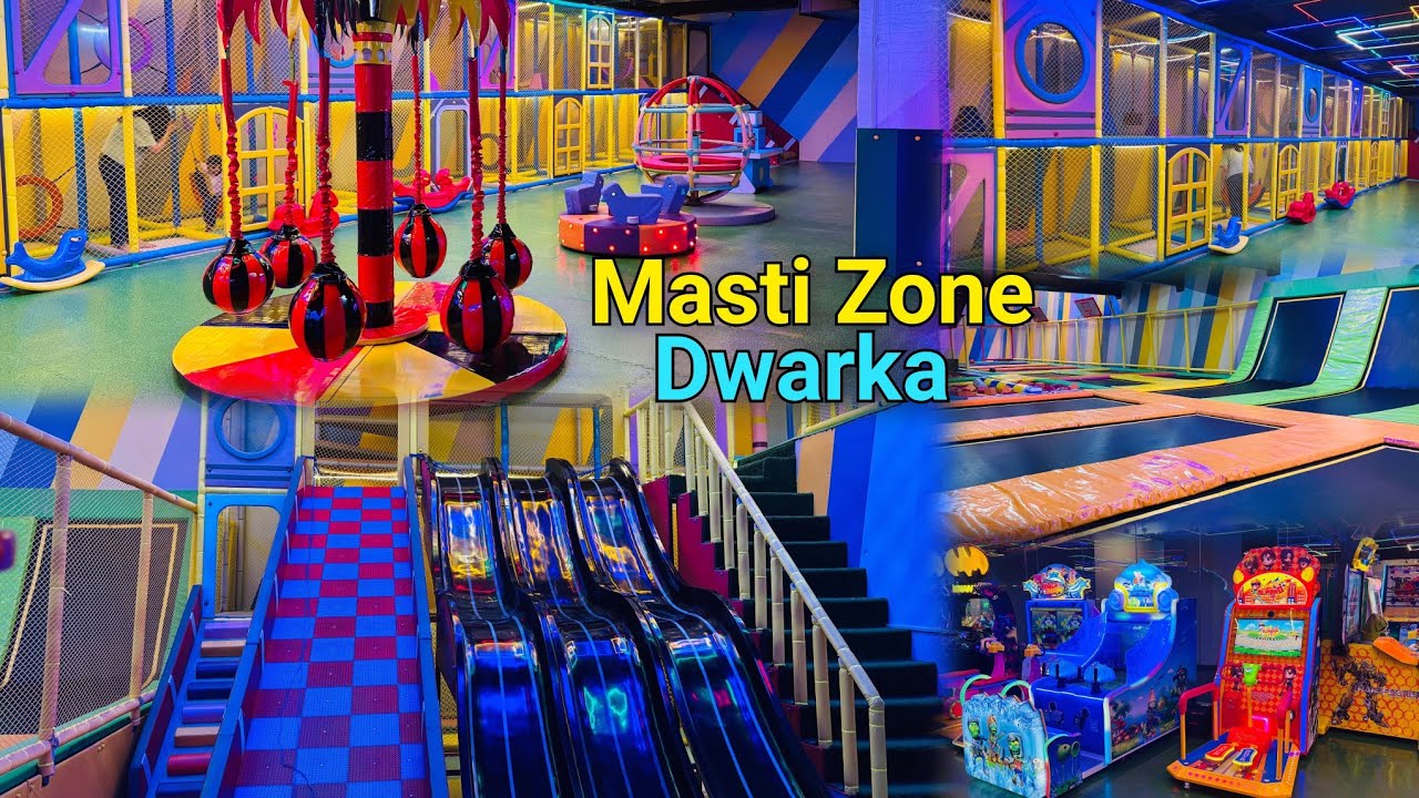 Masti Zone - Radisson Blu, Sector 13,Dwarka, Delhi || Trampoline + VR Games + Kids Play + Arcades