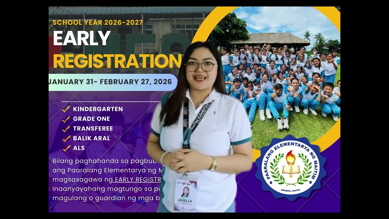 Early Registration 2026-2027