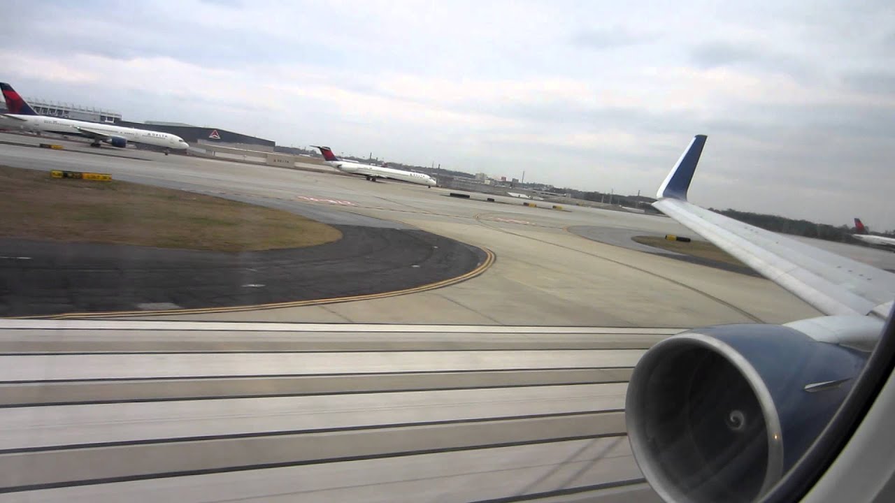 Delta Boeing 767-300W Takeoff from Atlanta (ATL)