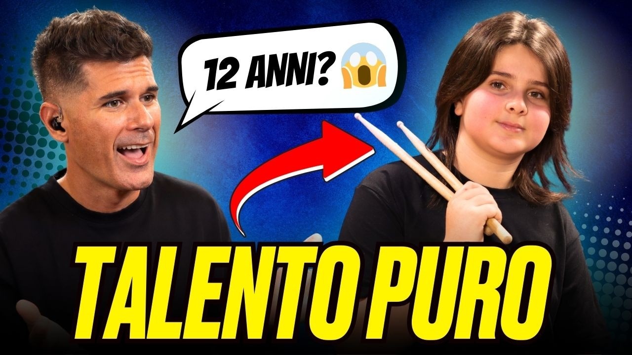 A 12 anni suona la batteria così (incredibile)
