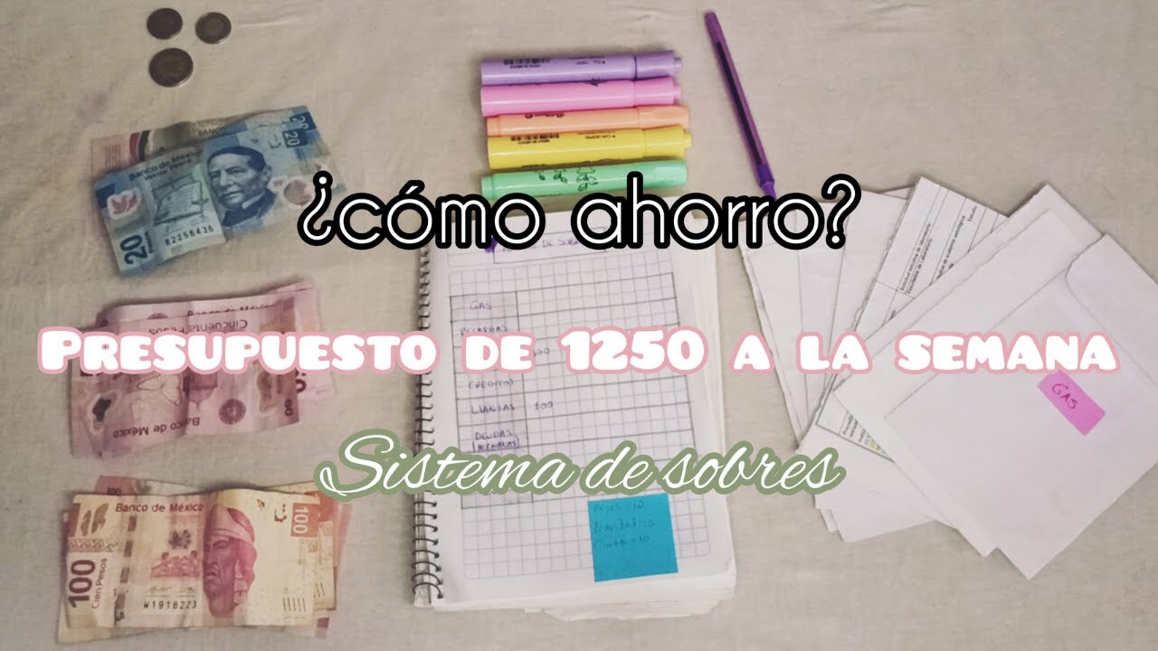 Relleno de sobres/ Organización para el hogar con poco presupuesto/ Te muestro mis formas de ahorro