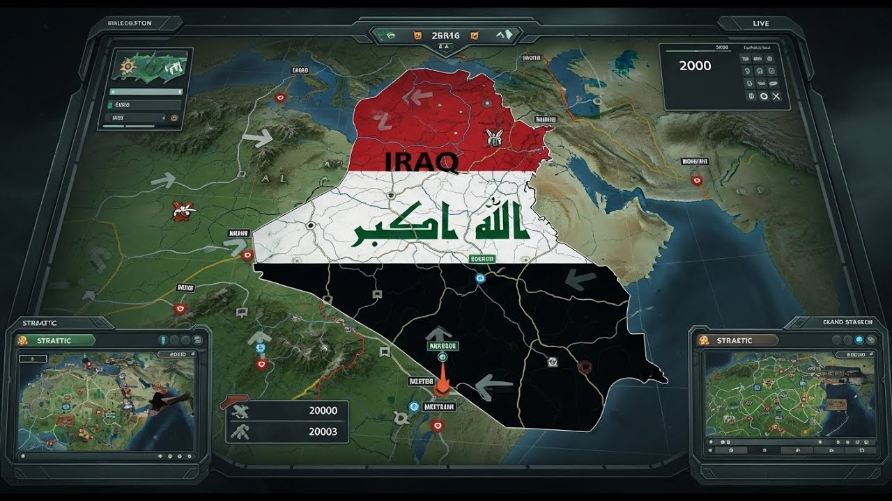🔥 العراق في التحديث الجديد لمود العصر الحديث | أقوى تجربة عراقية في Hearts of Iron IV 2000