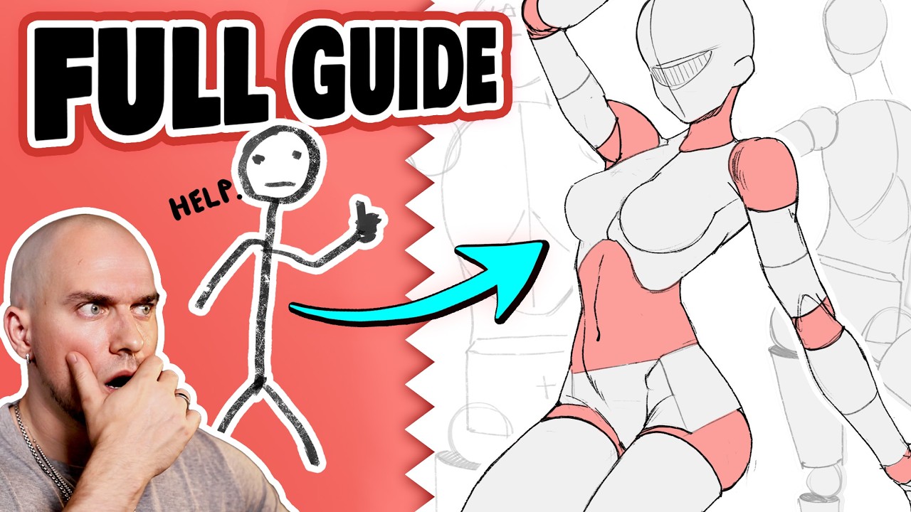 HOW TO DRAW ANATOMY (drawing the body for beginners)