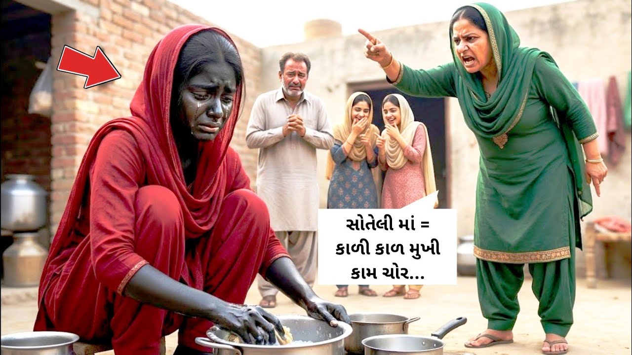 કાળી છે કોણ કરશે લગ્ન ? બીજી મા સાંભળતી હતી તાના 😥 Story 