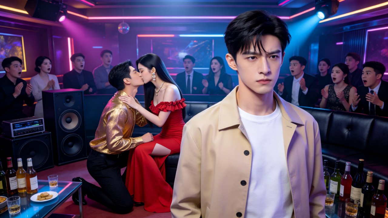 FULLKTV聚會，妻子當眾吻上他仇敵，腹中孩子也非他親生！他提三次離婚皆被拒，他佈局假死消失，攜女總裁逆襲歸來，前妻崩潰求復合！#打脸 #男频 #逆襲#爽文
