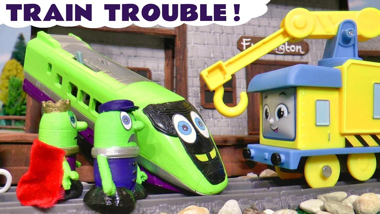 Toy Train Carly From All Engines Go Helps The Funlings