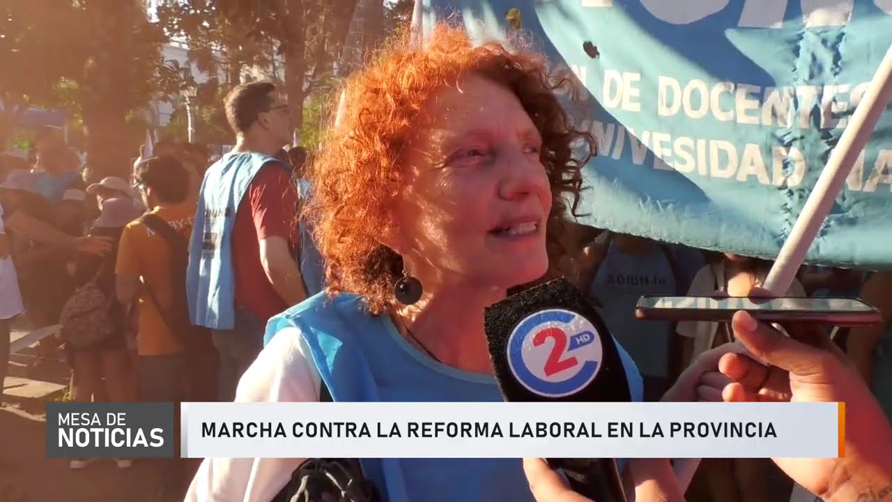 Gremios de Jujuy marcharon exponiendo su rechazo a la Reforma laboral