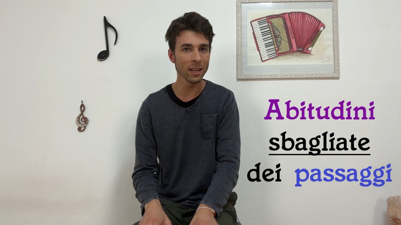 Passaggi svolti erroneamente (per abitudine) nel suonare la fisarmonica