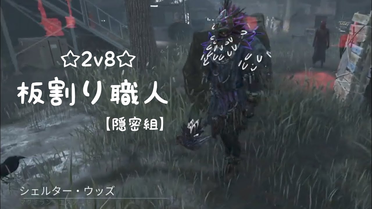 【字幕】板しか見えないレイスくん【DBD/2v8】