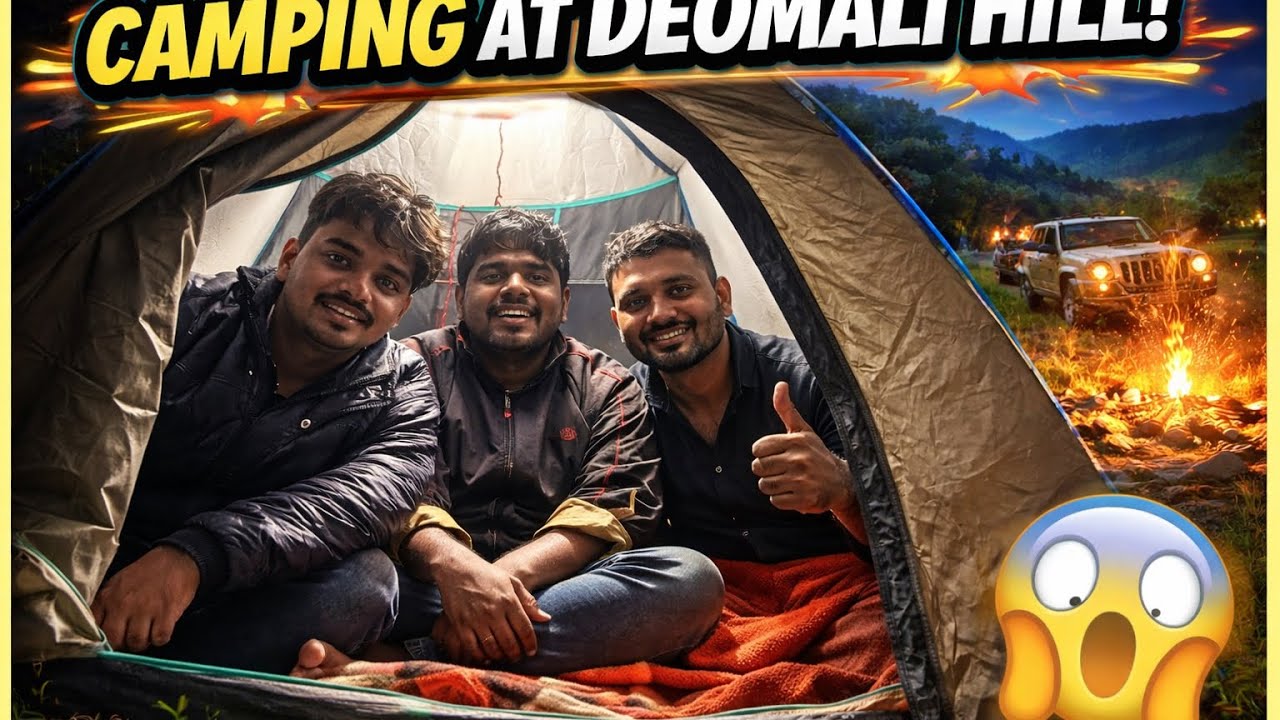 Horrible situation at Balda cave hill top || Night stay at hilltop || @cmlooks2681 #travel 