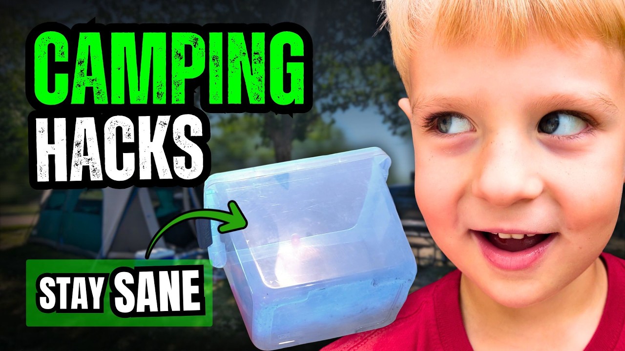 15 Camping Hacks That Help Parents STAY SANE