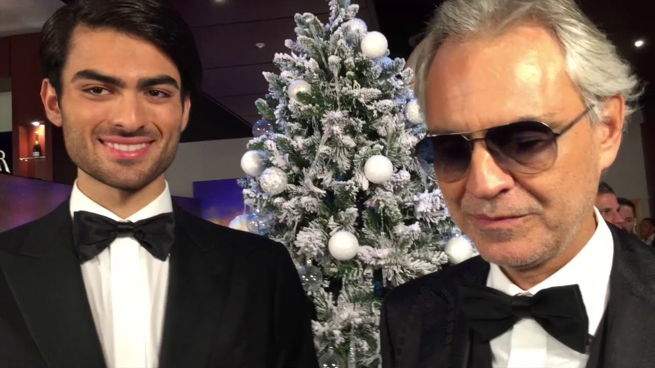 Andrea e Matteo Bocelli a Londra: intervista sul red carpet