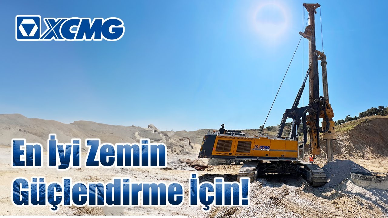 En İyi Zemin Güçlendirme İçin Xcmg XR360E Fore Kazık!