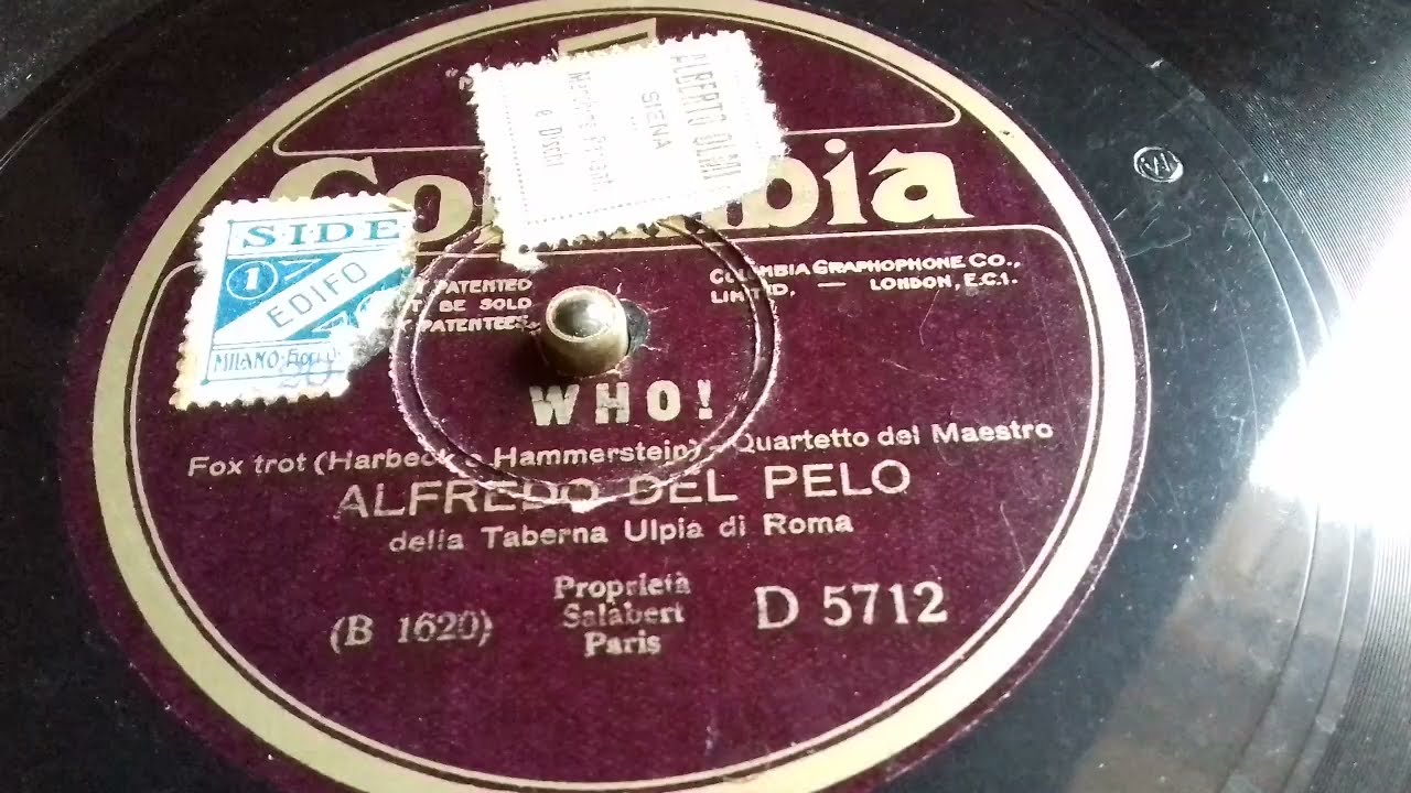 WHO! - Alfredo Del Pelo  (1927)