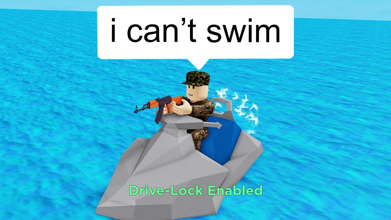 Roblox Coast Guard BUT I CAN'T SWIM