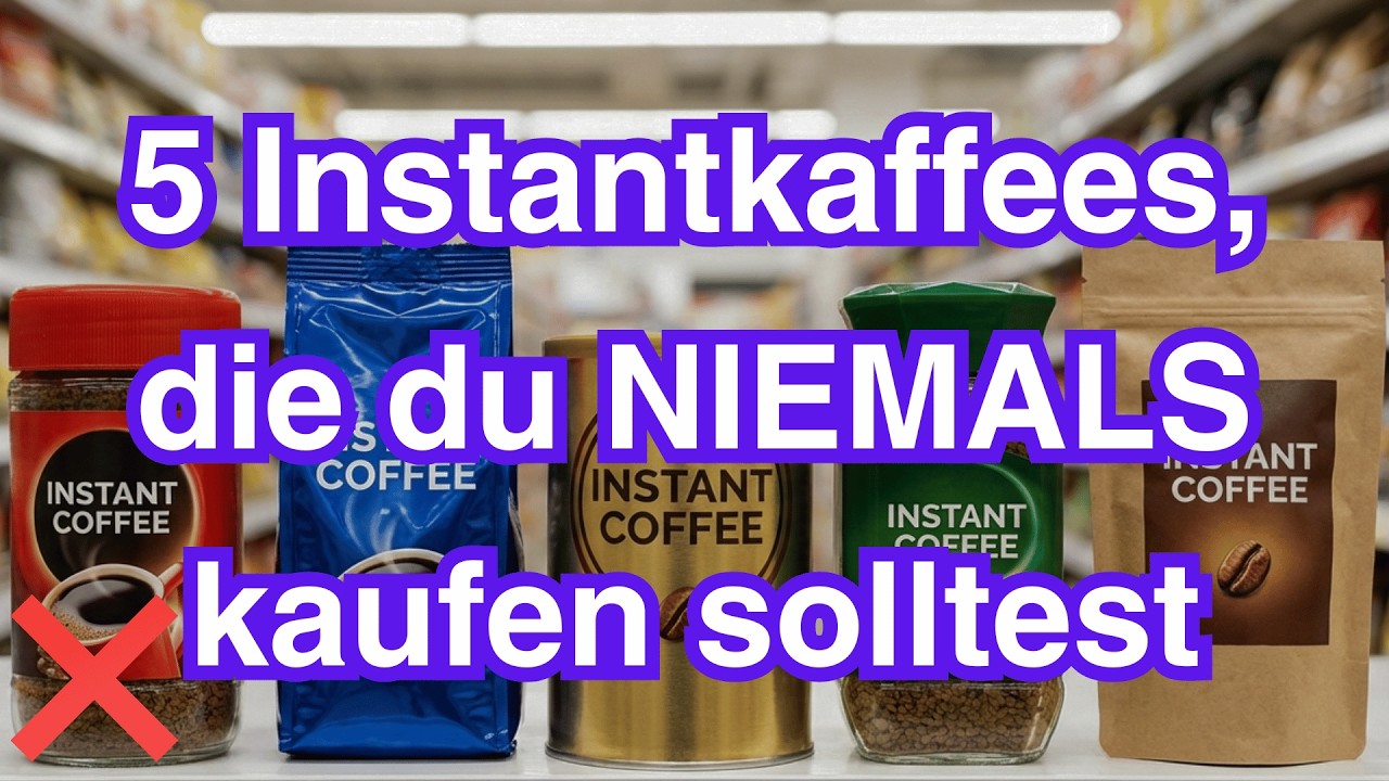 5 Instantkaffee-Marken, die du NIEMALS kaufen solltest (und 3, die wirklich überzeugen)