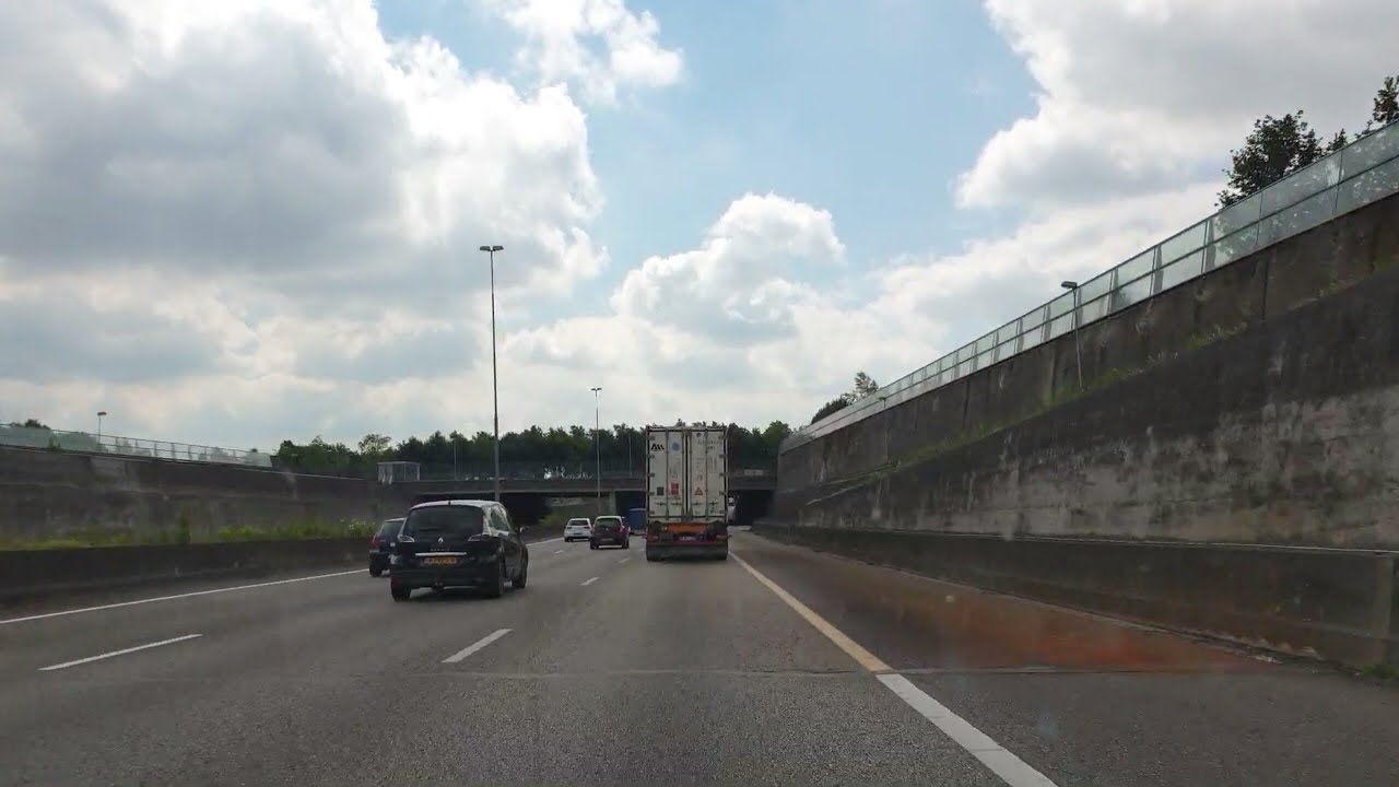 Dashcam Beelden: A59 Knooppunt Hooipolder ----》A16 Knooppunt Zonzeel ----》A58 Knooppunt Princeville.