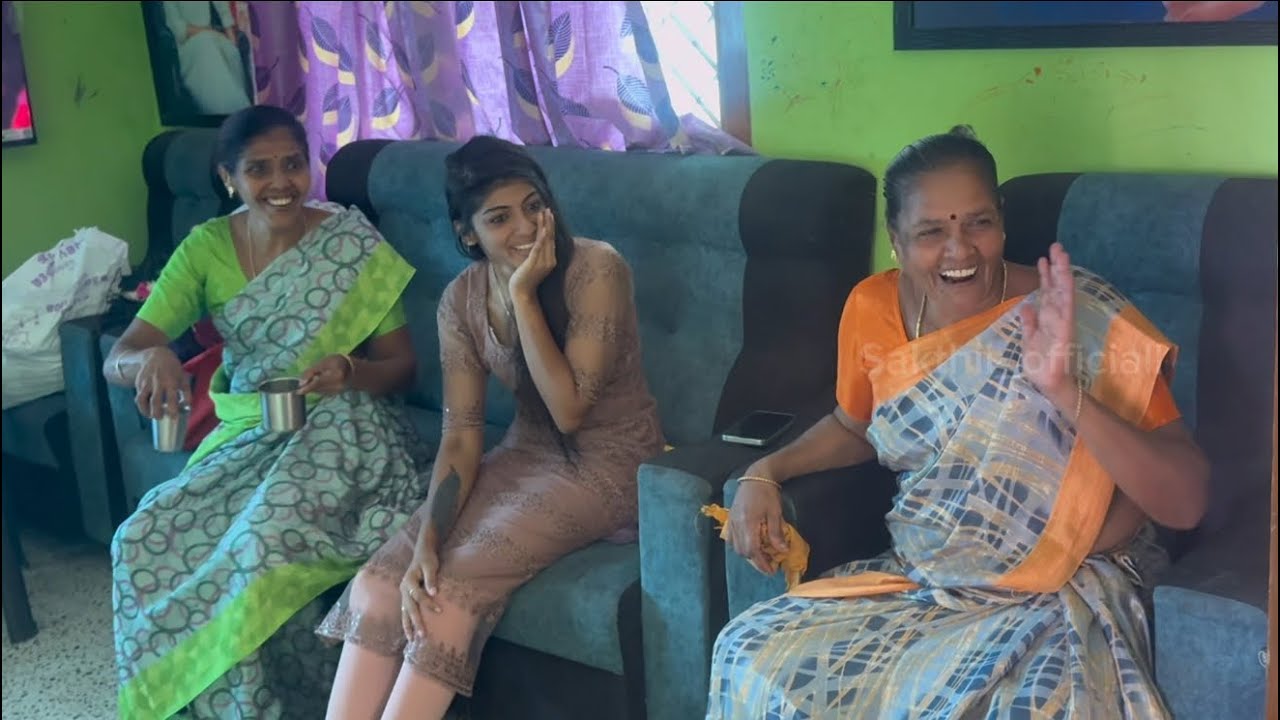 Ipti nadakumnu theriyama pochu🙄Ellarum romba shock aagitanga 😳 Diwali vlog😍 #sakthibabu 
