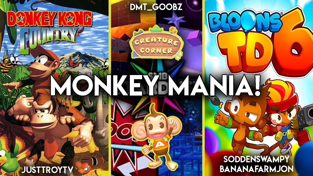 Donkey Kong Country - Super Monkey Ball - Bloons TD 6 - Creature Corner - GDQ Hotfix Speedruns