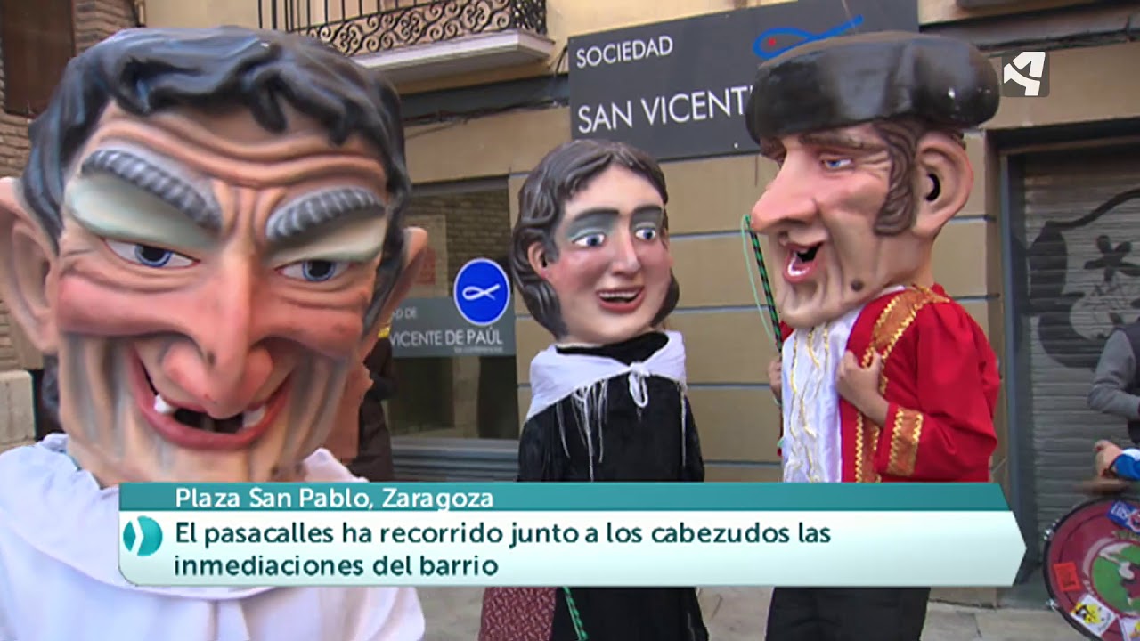 El Gancho presenta sus cabezudos