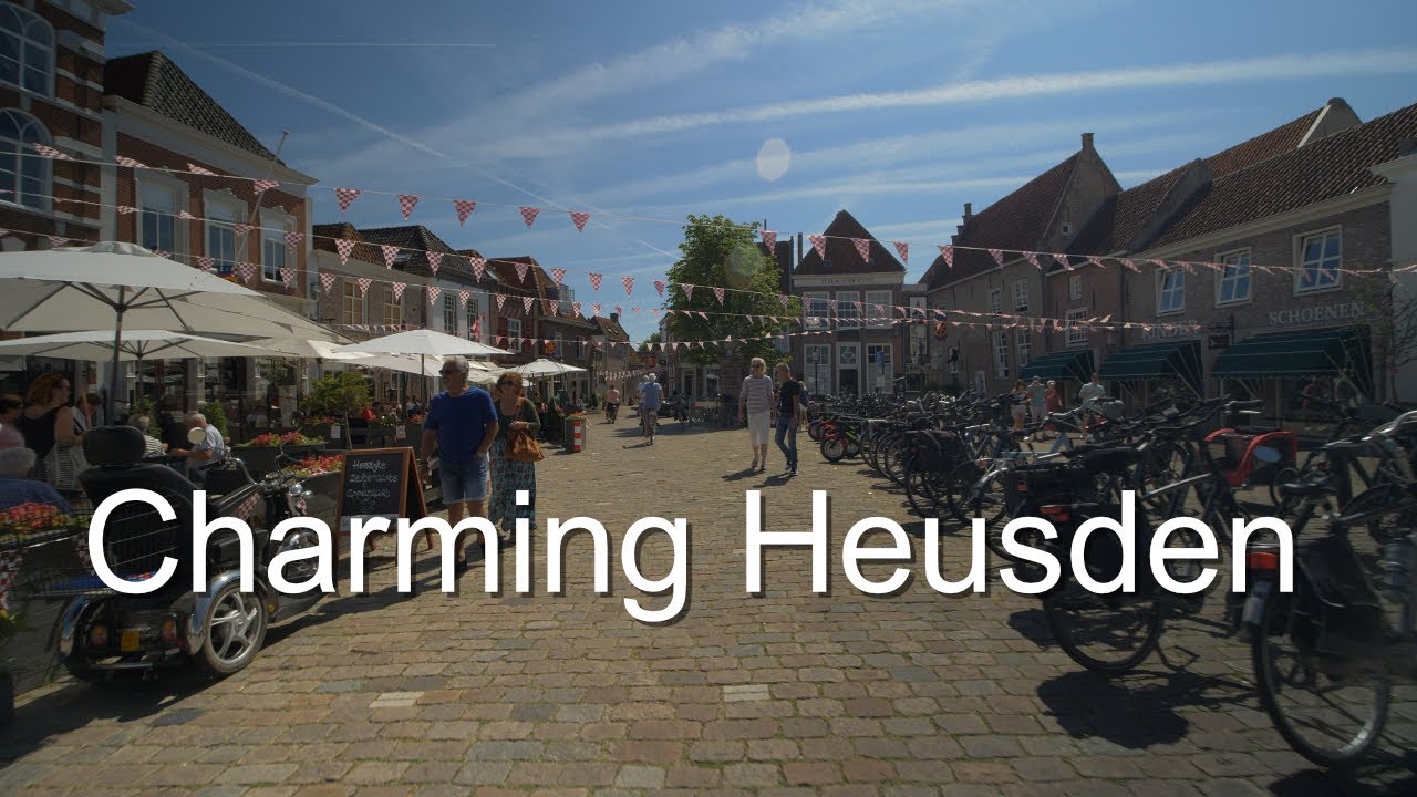 Charming Old Heusden on the River Meuse.