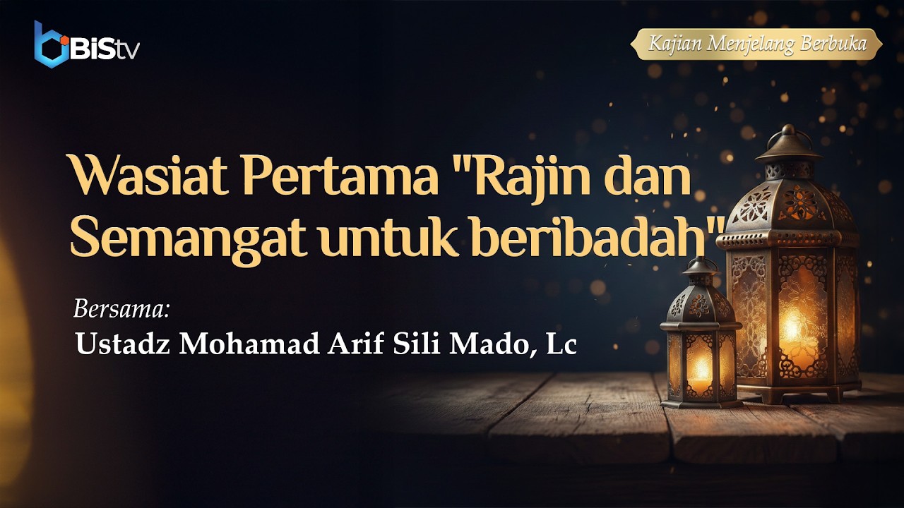 [LIVE] 01 | Wasiat Pertama 