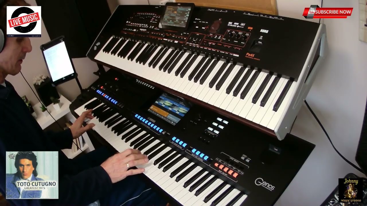 Keyboard Cover: Toto Cotugno - L'Italiano - Instrumental Cover - Korg/Yamaha By Johnny