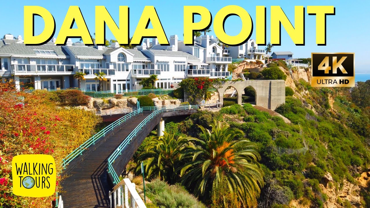Bluff Top Trail | Dana Point CA | 4K Walking Tour