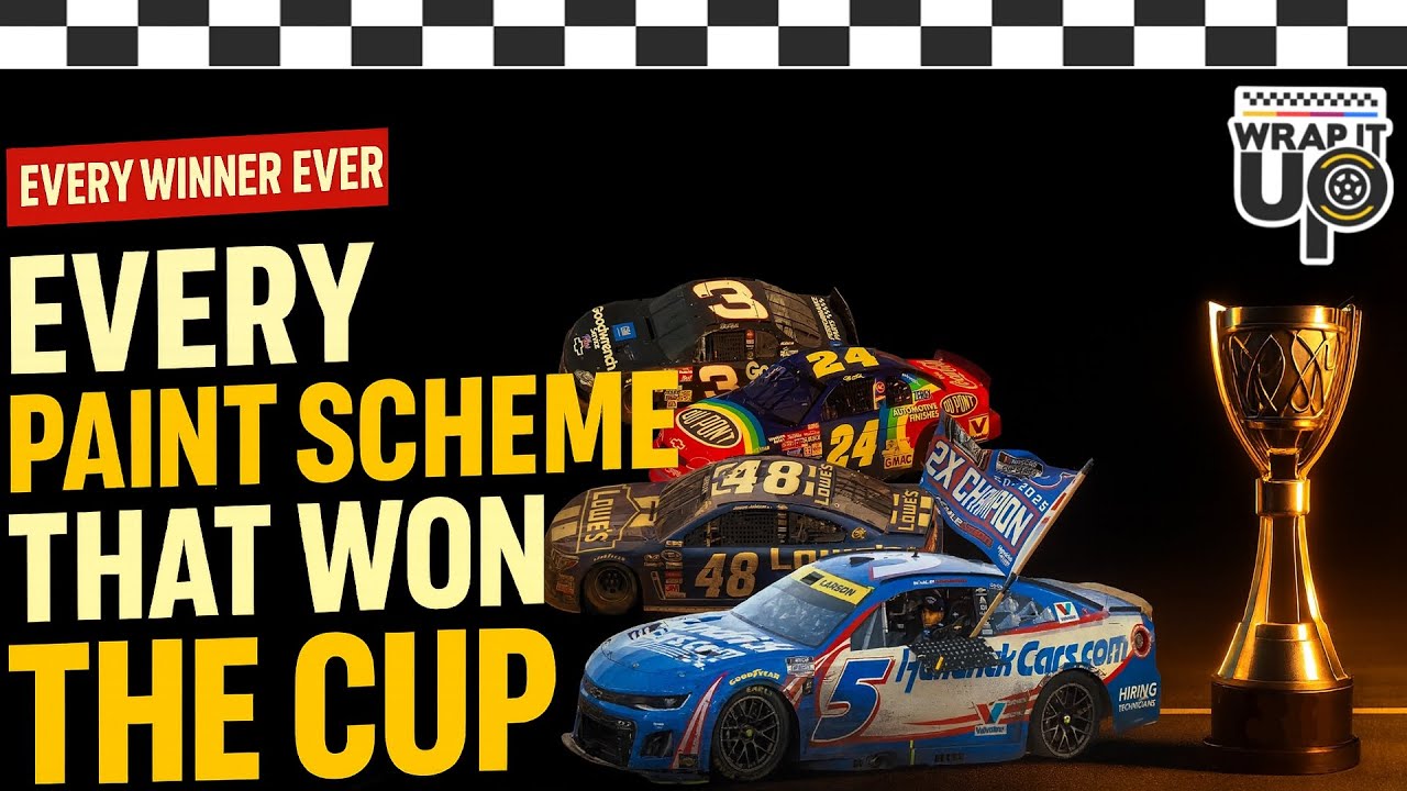 Every Wrap to Win a Cup EVER | NASCAR