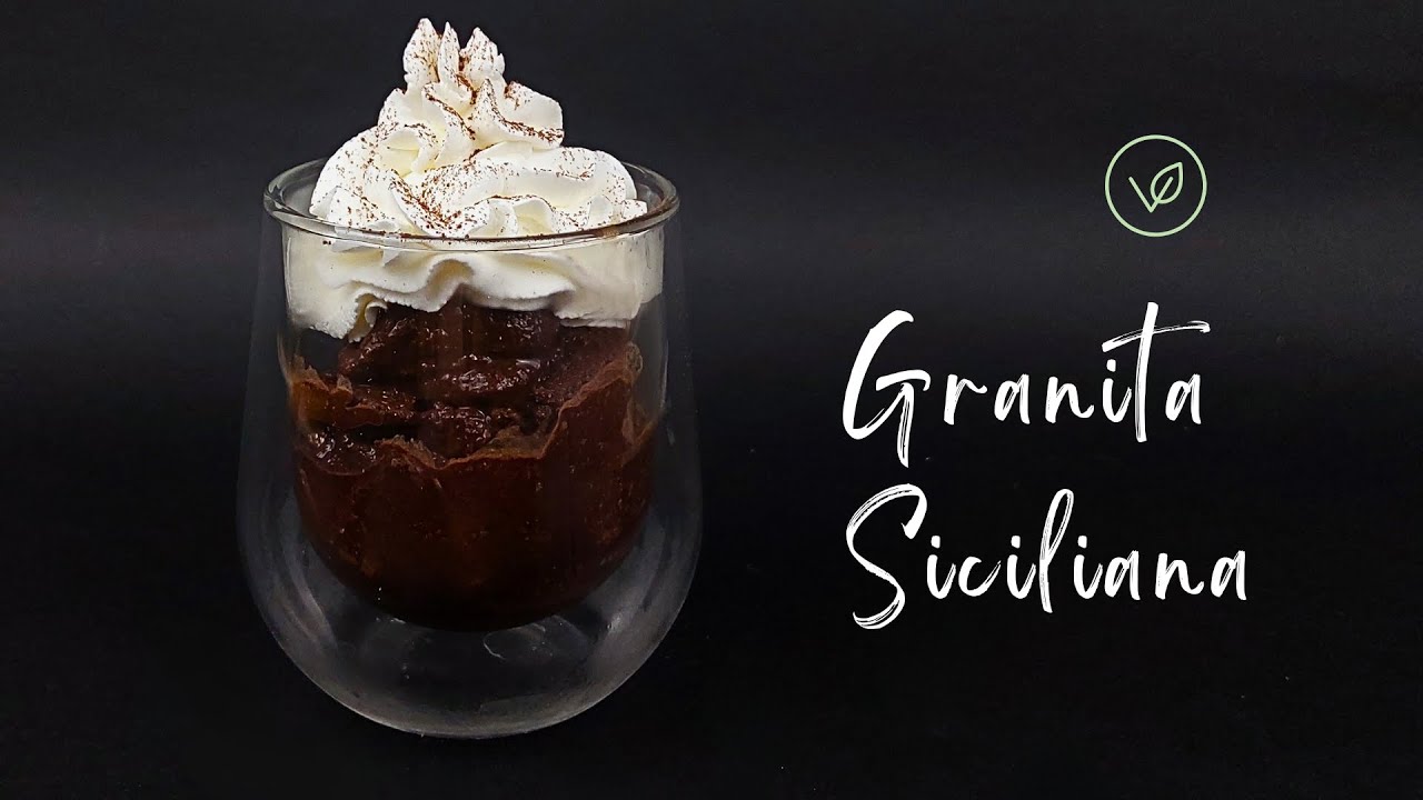 Granita siciliana al cioccolato - SENZA GELATIERA