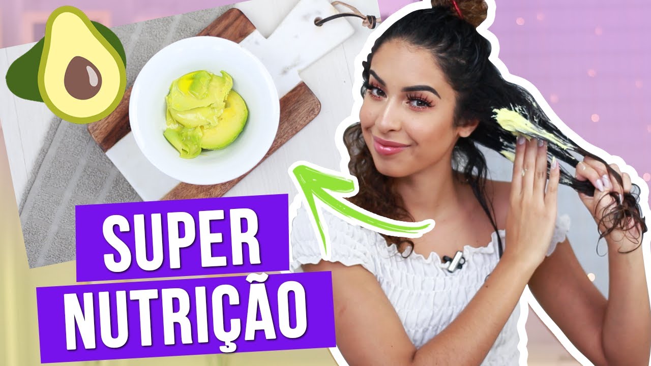 🔥RECEITINHA CASEIRA PRA RECUPERAR CABELOS RESSECADOS | SUPER NUTRIÇÃO EXPRESS COM ABACATE