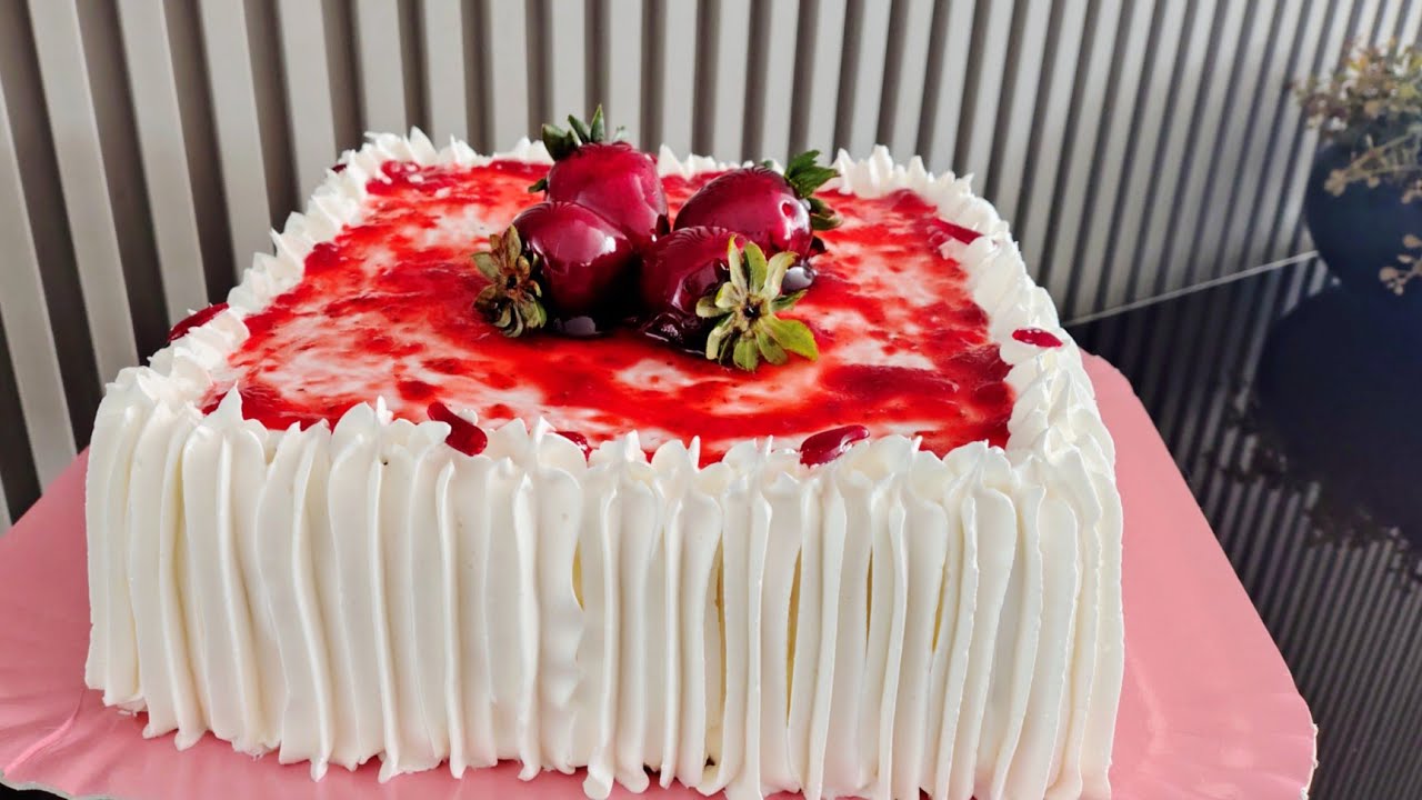 BOLO de FESTA do ZERO: TRUFADO MORANGO do AMOR mais DESEJADO da INTERNET e DOCERIA FAMOSA