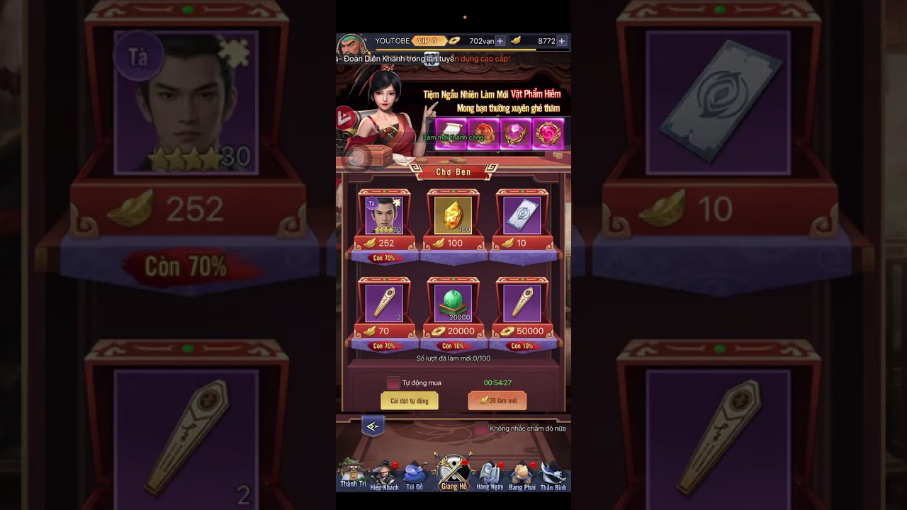 Minh Chủ Võ Lâm Vplay - V0 nên chơi tướng nào hiệu quả 