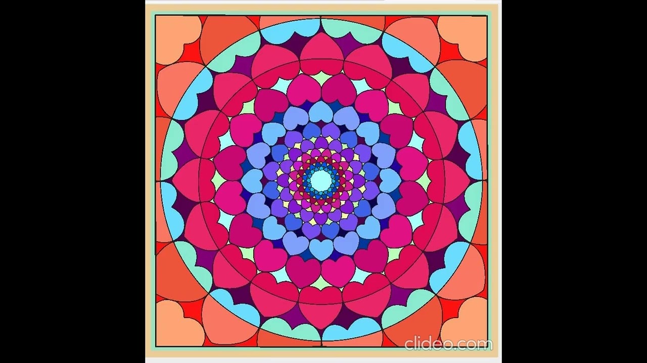 Digital mandala finished version part 3