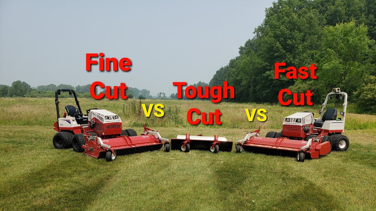 Цепы Ventrac Tough Cut против Fine Cut против Fast Cut!