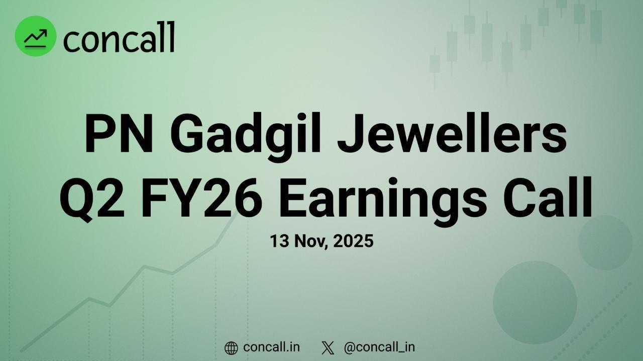 PN Gadgil Jewellers Q2 FY26 Earnings Conference Call | Concall.in