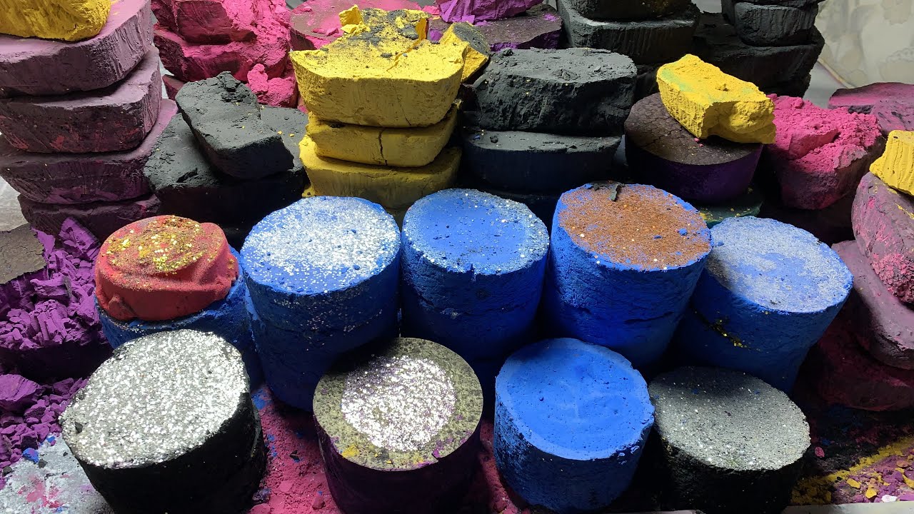💙100 Mass Crush Powdery Extra Soft Dusty Colourful Iron Oxide Blocks and Circles You loved I loved
