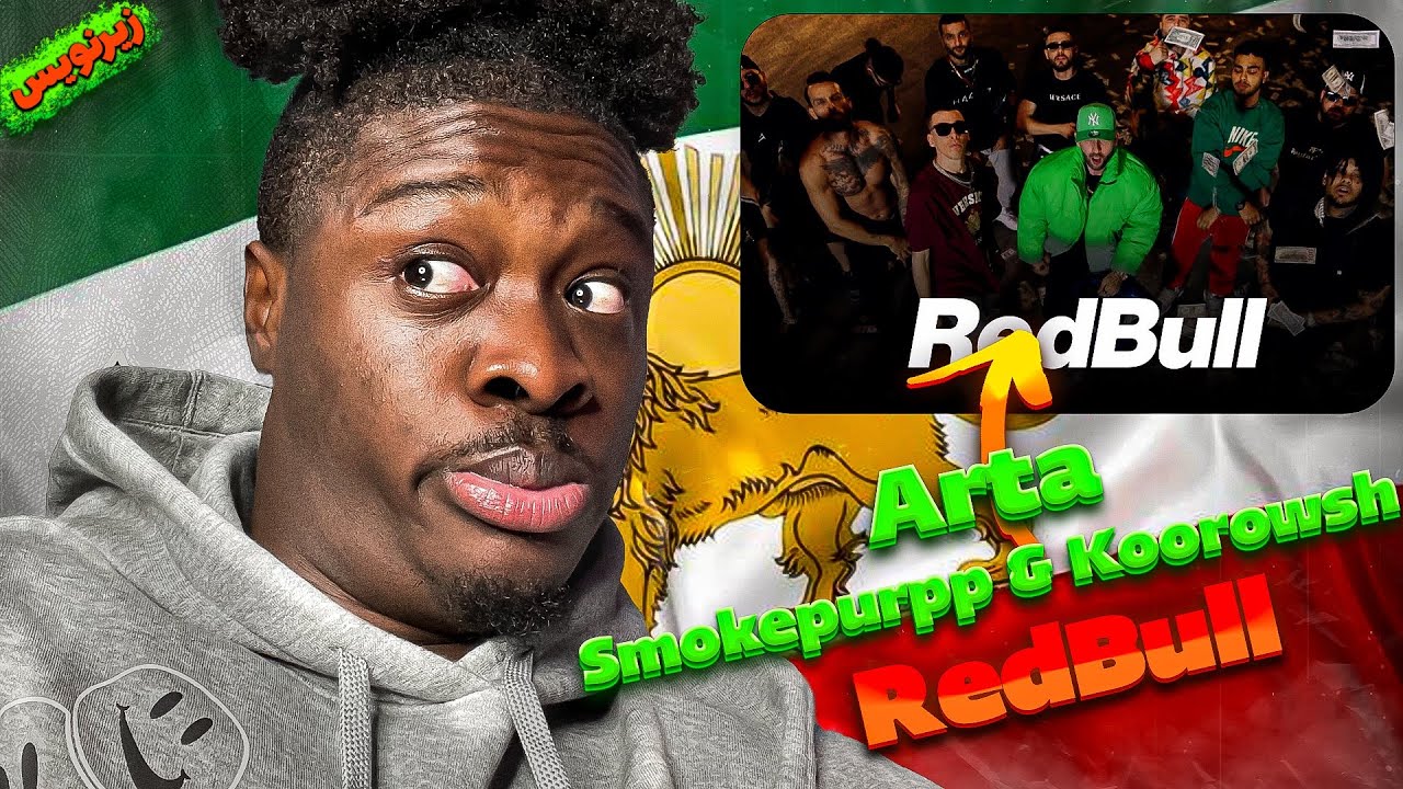 Arta - RedBull (Ft. Smokepurpp & Koorosh) زیرنویس💚🤍❤️ REACTION