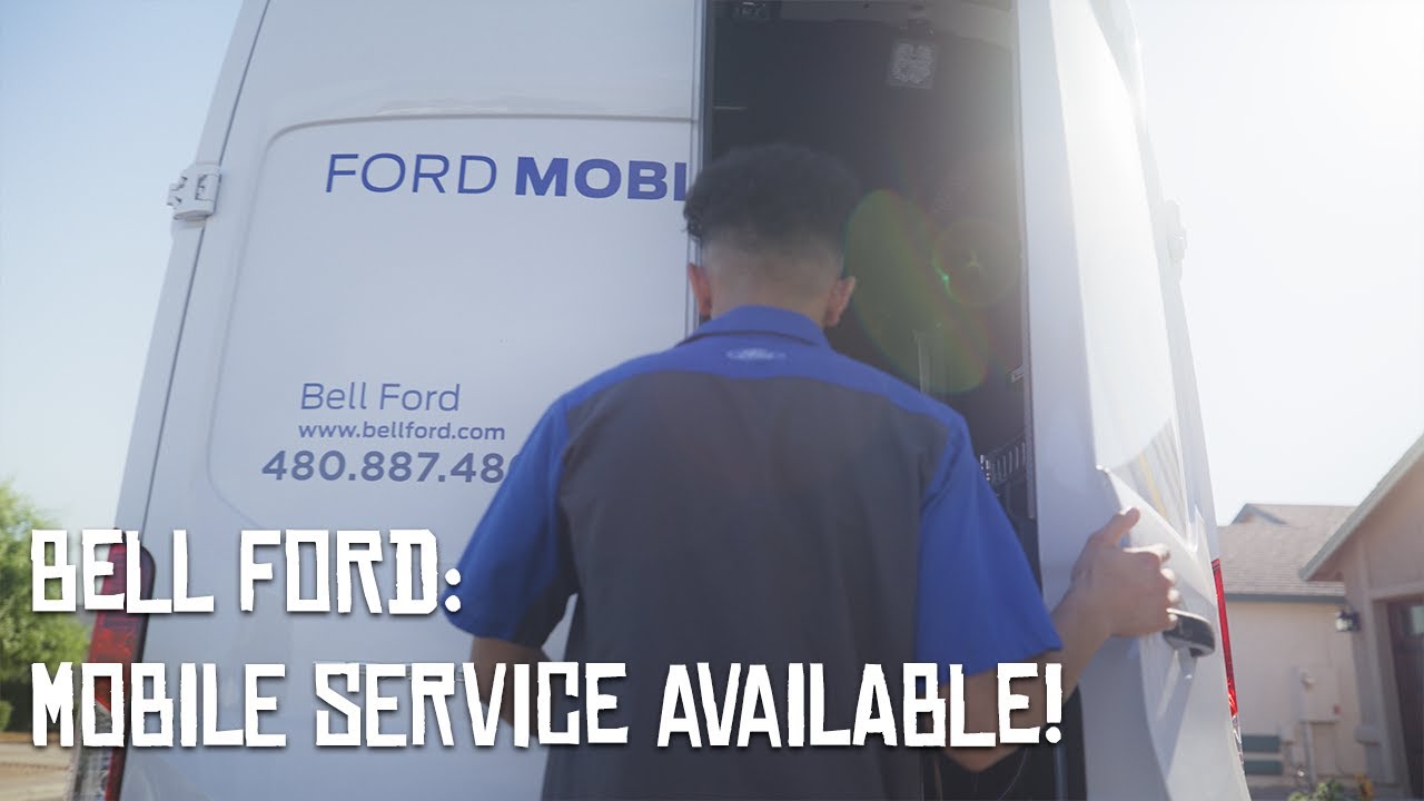Service Your Vehicle From Home! | Bell Ford Mobile Service!