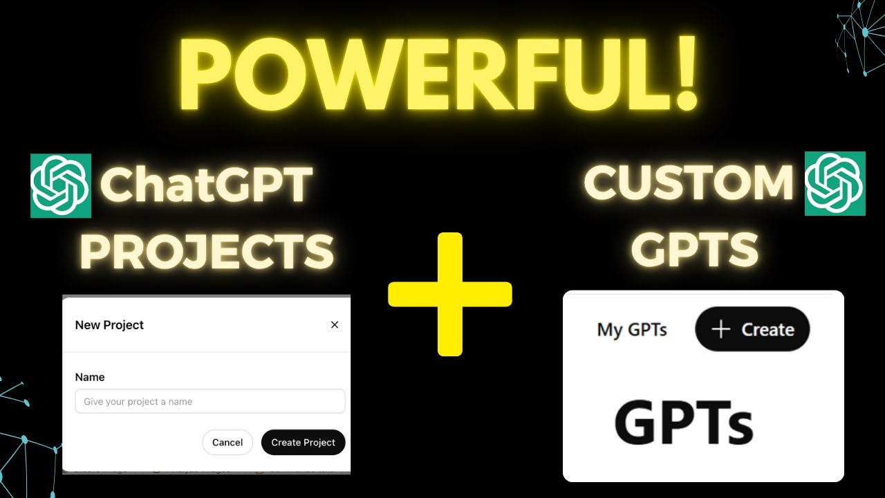 Это ЛУЧШИЙ рабочий процесс ChatGPT: проекты ChatGPT + пользовательские GPT!