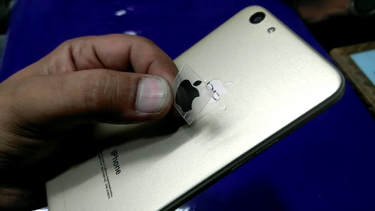 Convert oppo mi  vivo any mobile in iphone  wrapping cell phone in foil - wrapping paper phone
