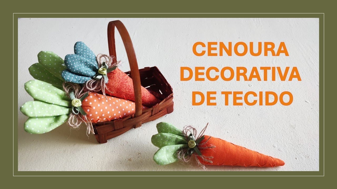 CENOURA DE TECIDO PARA A PÁSCOA