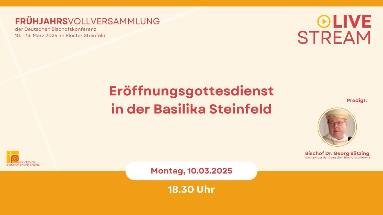 Eröffnungsgottesdienst der Frühjahrs-Vollversammlung 2025 in der Basilika Steinfeld