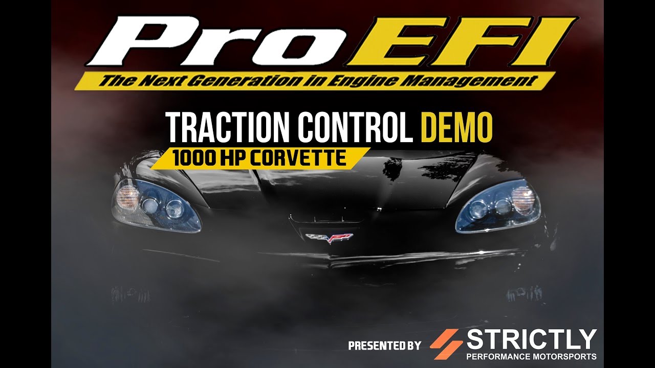 1000+WHP Corvette ProEFI Traction Control Demo