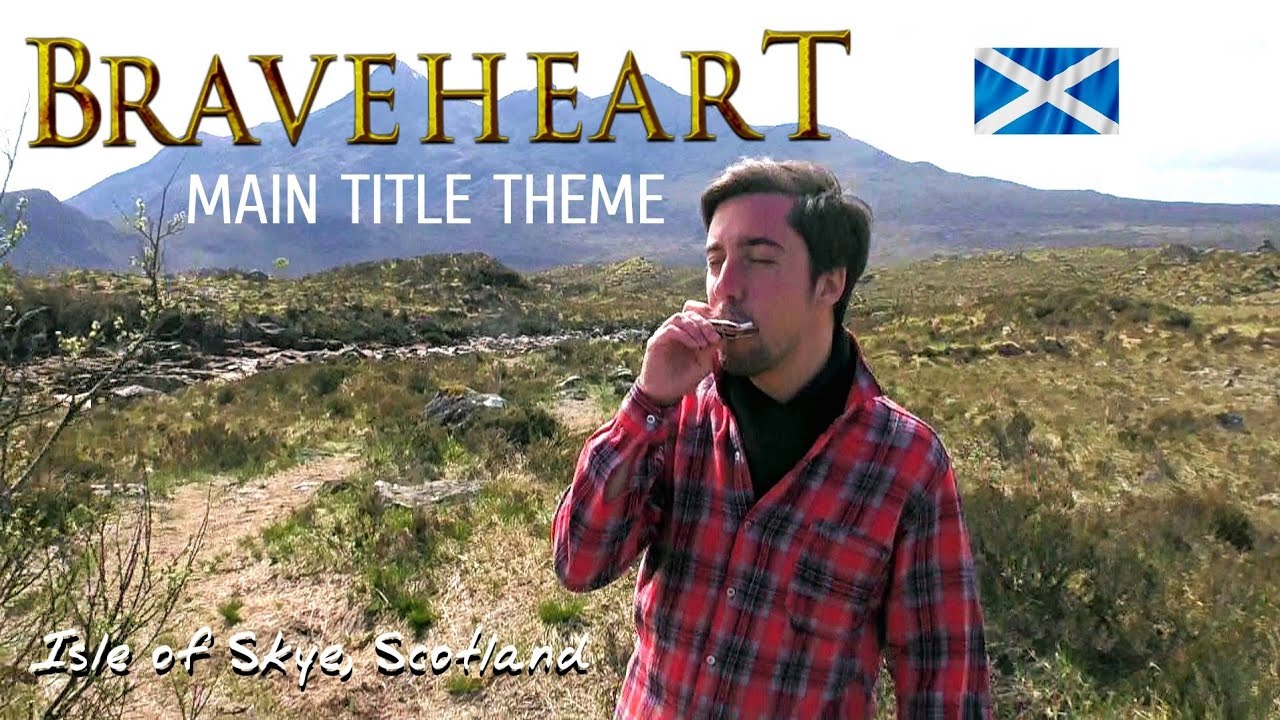 Braveheart Theme - Harmonica - Live at Sligachan old Bridge, Isle of Skye, Scotland