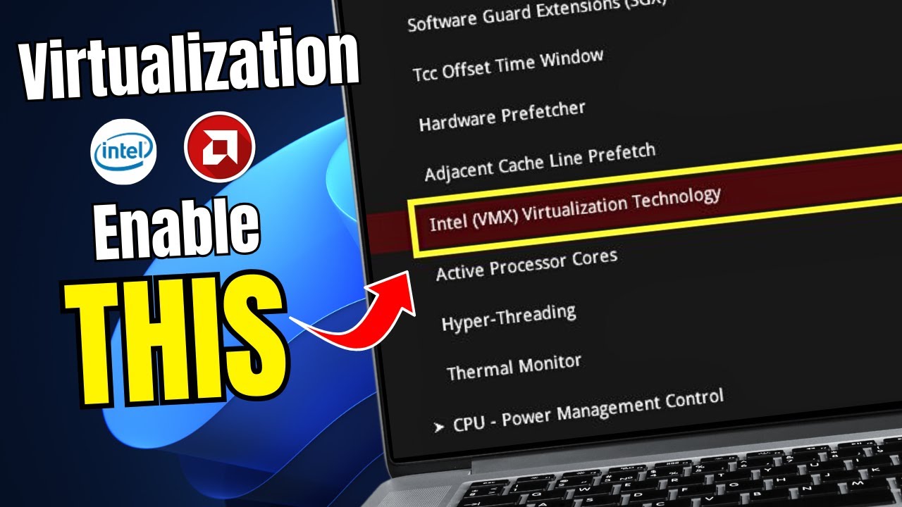 How to Enable/Disable VIRTUALIZATION in Windows 10/11 from BIOS