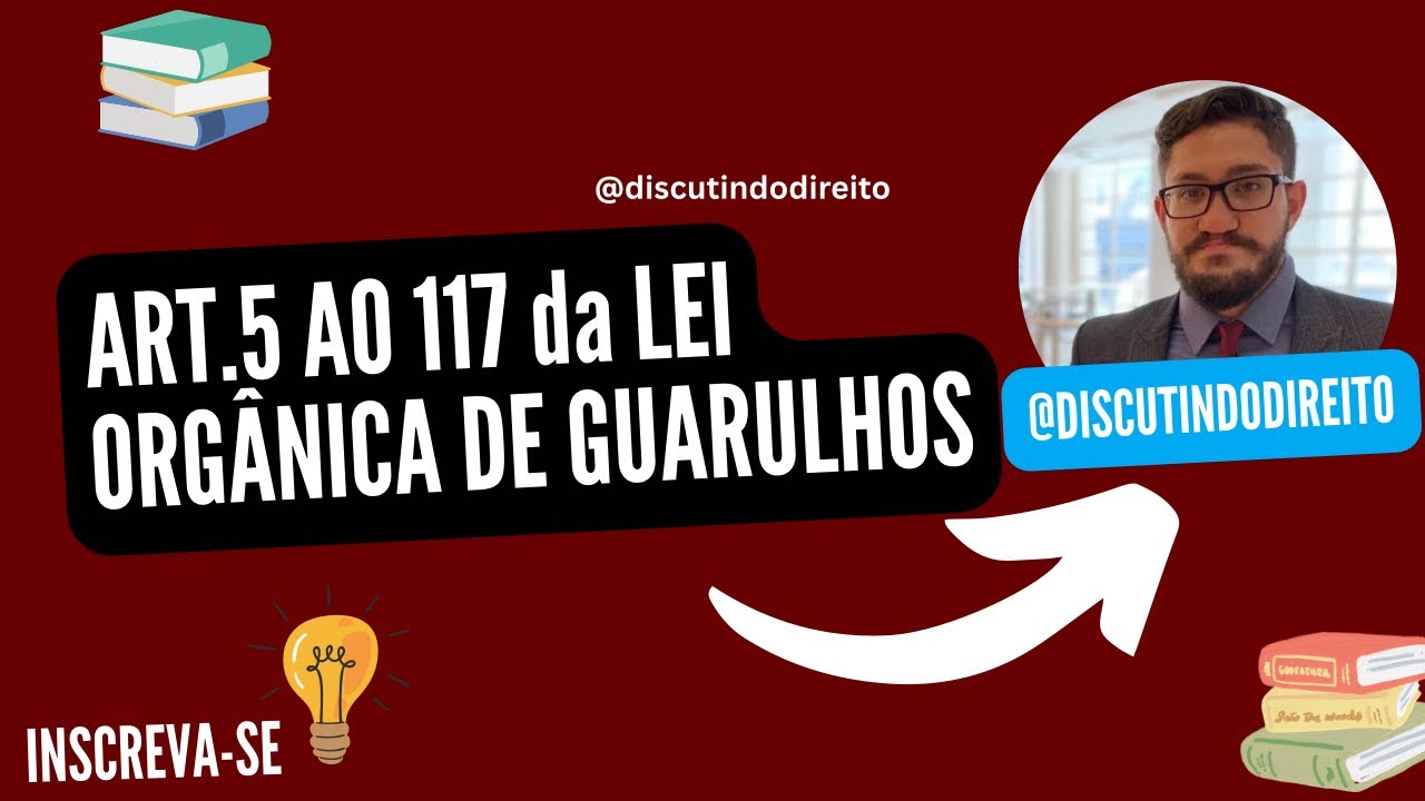 LEI ORGÂNICA GUARULHOS - CONCURSO ASSISTENTE DE GESTÃO 2025